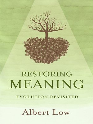 cover image of Restoring Meaning